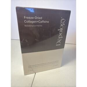 Depology Freeze Dried Collagen + Caffeine Eye Patches 32ct NEW
